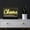 Yellow, variant on Cheers 11.8" Contemporary Glam Acrylic Box USB Operated LED Neon Light, Yellow