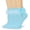 Light Blue, variant on Women Ruffle Socks,Lace Ankle Frilly Comfortable Princess Socks with Bow, 3 Pairs