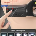 thumbnail image 4 of Rechargeable Lighted LED SafetyGlasses,Bulls-Eye Spot Beam,5 modes USB C lighted glasses for running camping, fishing, cycling, hiking, hands-free lighting glasses(Yellow-A), 4 of 8
