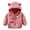 Pink, variant on TAIAOJING Girls Boys Zip Up Jackets Kids Fall Baby Girls Boys Bear Ears Hooded Zipper Warm Winter Coat Hooded Outwear 18-24 Months