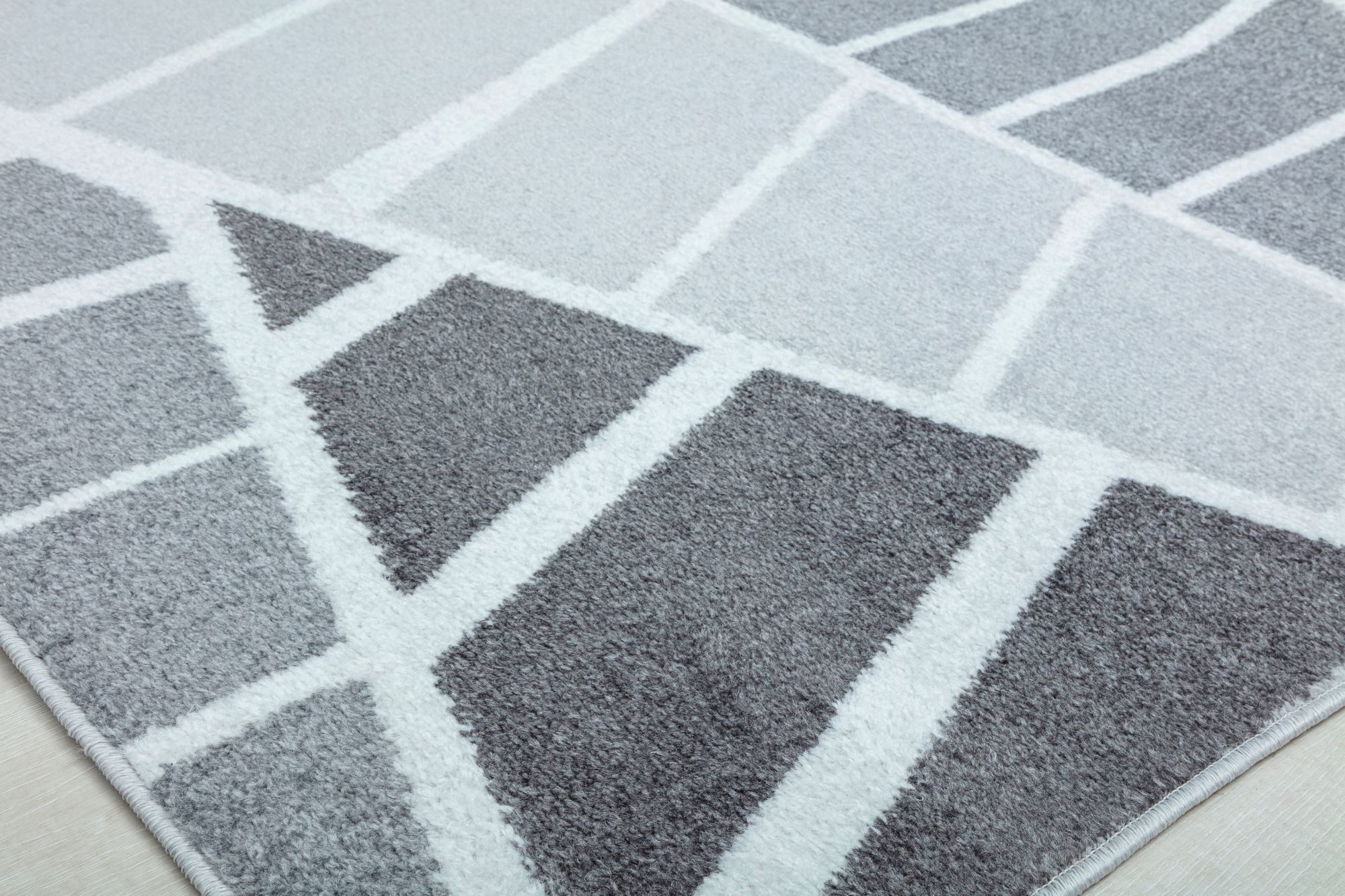 Mason Brooks Azure AZ45B Evening Shadow Geometric Contemporary Gray Area Rug, 8'3" X 10'0"