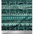 thumbnail image 1 of Soimoi Cotton Voile Fabric Dot,Stripe & Semi Mandala Decorative Printed Craft Fabric by The Yard 42 Inch Wide, 1 of 2