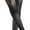 Black, variant on Sigvaris Style 781 Sheer 15-20 Open Toe Thigh High Compression Stockings w/Grip Top Natural SS Short