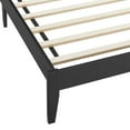 thumbnail image 6 of Sirocco Rattan and Wood Twin Platform Bed in Black, 6 of 10