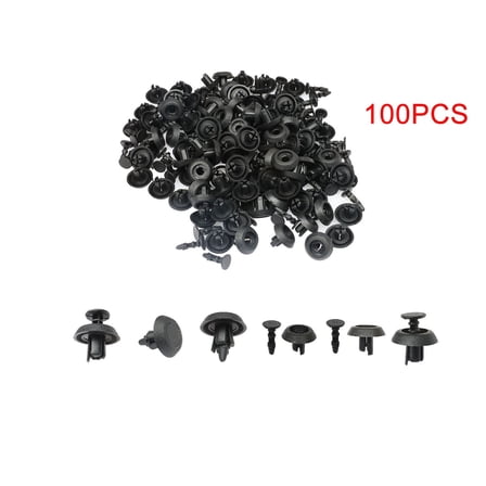 100Pcs Engine Cover Grille Bumper Retainer Clips Fit for 90467-07211 Lexus IS350