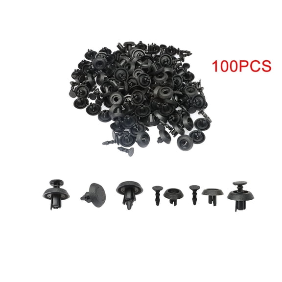 100Pcs Engine Cover Grille Bumper Retainer Clips Fit for 90467-07211 Lexus IS350