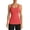 orange red, variant on Attraco Women Solid Ribbed Workout Tank Tops Builting in Bra Tight Racerback Scoop Neck Sports Top