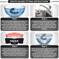 thumbnail image 4 of RDX Gum Shield Boxing MMA Mouth Guard Kickboxing Mouthpiece, Mouthguard Jaw Protector with Case, Muay Thai Martial Arts Rugby Hockey Football Judo Karate Soccer Contact Sports, 4 of 6