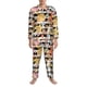 thumbnail image 3 of Fotbe Sea Shell Pijama de Hombre con Estampado de Manga Larga, Conjunto de 2 Piezas, Ropa de Dormir Suave y Cómoda con Bolsillos-Medium, 3 of 7