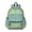 Bigfoot and Trail Blue Pattern, variant on Bigfoot and Tree Black Pattern Cute School Backpack with Padded Back and Adjustable Shoulder Straps 13.4"x11"x4.7"