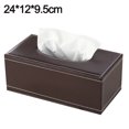 thumbnail image 2 of Caja de pañuelos rectangular dispensador de pañuelos faciales soporte, 2 of 5