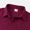 thumbnail image 4 of Men's Hawaiian Shirt Button Down Short Sleeve Shirts for Men Blouse, 4 of 7