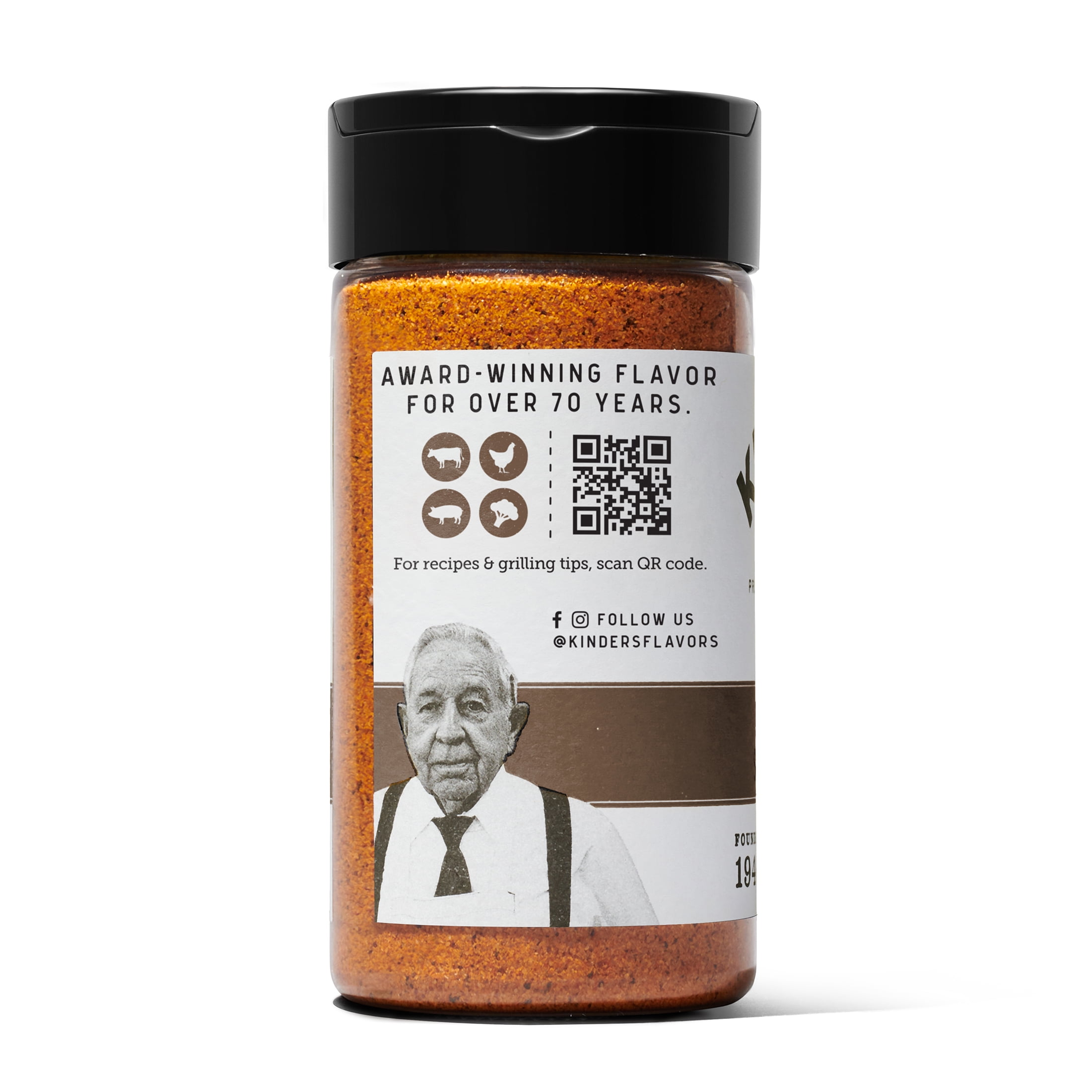 Kinder's Woodfired Garlic Seasoning with Hardwood Smoked Flavors, 6 oz