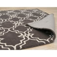thumbnail image 3 of EORC Gray Hand-Tufted Wool Traditional Moroccan Rug, 5' x 8'-Color:Gray,Material:Wool, 3 of 4