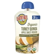 (4 pack) (4 Pack) Earth's Best Organic Stage 3 Baby Food, Turkey Quinoa Apple Sweet Potato Dinner, 3.5 Ounce