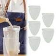 thumbnail image 6 of Luolandi 5pcs Nylon Strainer Bags for Cold Brew For Coffee Yogurt and Nut Milks Essential Reusable Kitchen Filter Cloth, 6 of 9