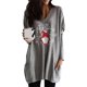 thumbnail image 1 of Suéter navideño para mujer, sudadera de cuello redondo, manga larga, suéter festivo con bolsillos, 1 of 2