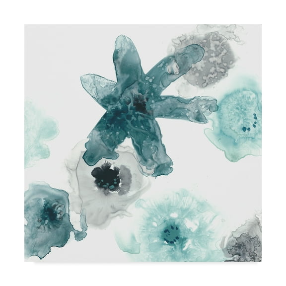 Trademark Fine Art 'Floating Indigo II' Canvas Art by June Erica Vess