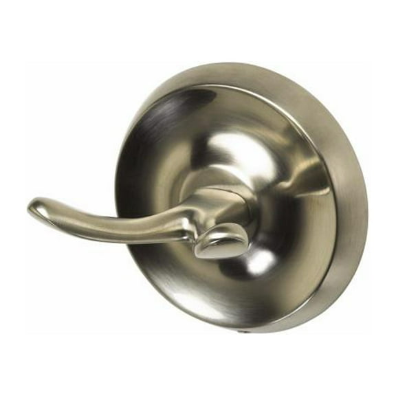 HomePointe 231174 Rounded Robe Hook, Brushed Nickel - Quantity 6