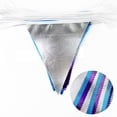 thumbnail image 3 of Frozen Party Decoration Purple Blue Silver Metallic Fabric Triangle Pennant Banner Flag Bunting Garland for Frozen Winter Wonderland Christmas Birthday Wedding Baby Shower Bridal Shower PartySupplies, 3 of 13