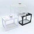 thumbnail image 5 of Acrylic Transparent Mini Fish Tank Creative Stackable Design With Led White Light For Fish Turtles, 5 of 9