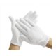 thumbnail image 5 of Guantes de algodón, 5 pares (10 piezas) de guantes de algodón blanco para mujeres y hombres, guantes de algodón elásticos lavables para joyería de monedas secas, color plateado, 5 of 5