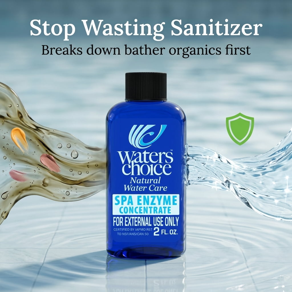 Waters Choice Spa Enzyme Concentrate 2 oz - 6 month supply