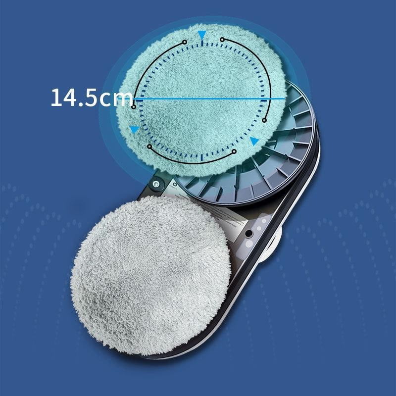 Intelligent Window Cleaner Robot With Automatic Dual Water Sprayer High Suction Vacuum Cleaner Window Washer Electric Glass Cleaning Machine Remote Control for Home