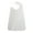 White, variant on Clear Adult Bib Clear Adult Bib for Eating, Adjustable Large Plastic Bibs for Men and Women, Reusable Washable Clothing Protector for Meals, Drooling, 29.5 x 17.7 Inches, Transparent Apron