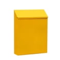 thumbnail image 1 of Buzón montado en la pared, caja para periódicos con llave, buzón para colgar en la pared, buzón con cerradura para puerta de porche al aire libre amarillo, 1 of 8