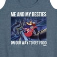 thumbnail image 3 of Disney - Darkwing Duck - Me & My Bestie Getting Food - Women's Racerback Tank Top, 3 of 5