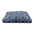 thumbnail image 3 of Winter Pet House, Various Different Ornate Snowflakes Blizzard Cold Season Xmas Themed, Outdoor & Indoor Portable Dog Kennel with Pillow and Cover, 5 Sizes, Pale Blue Dark Blue, by Ambesonne, 3 of 4