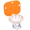 thumbnail image 2 of Juego de mini aro de baloncesto para interiores para niños con ventosas, bolas, puerta colgante, aros de baloncesto, juguetes de juego de baloncesto, color naranja, 2 of 14