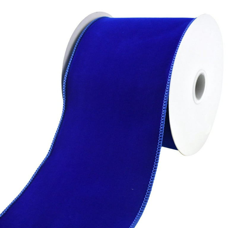 Pre-Cut 1/4 Inch Royal Blue Ribbon