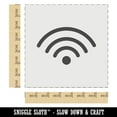 thumbnail image 2 of Internet Wifi Symbol DIY Cookie Wall Craft Stencil - 7.0 Inch, 2 of 5
