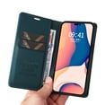 thumbnail image 5 of Wallet Case for iPhone 14 Pro Max, Business Style PU Leather Magnetic Adsorption Flip Folio Cover with Kickstand Card Slots Cash Holder Soft Silicone Shockproof Protective Case,Blue, 5 of 8