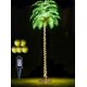 thumbnail image 1 of Palmera iluminada por LED de 8 pies con decoración navideña al aire libre con cocos, 1 of 6