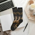 thumbnail image 6 of KLL Mystical Golden Eye Print Cool Socks Men's Women's Crew Socks Funny Crazy Novelty Stockings, 6 of 7