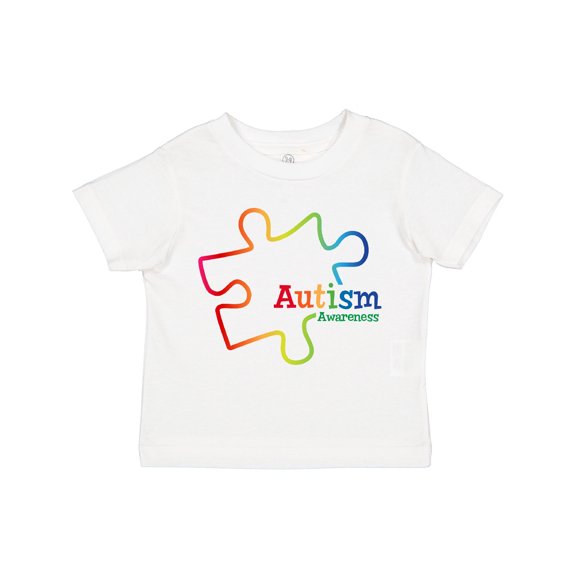 Inktastic Rainbow Gradient Autism Boys or Girls Toddler T-Shirt
