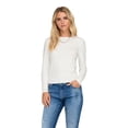 thumbnail image 4 of ONLY Camiseta de manga larga para mujer paquete de 3 - ONLRILEY O-NECK TOP, manga larga, cuello redondo, algodón elástico Negro/crudo/gris L (Large), 4 of 7