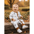 thumbnail image 6 of BemeyourBBs Newborn Baby Boy Girl Hunting Duck Outfits Mallard Romper One Piece Long Sleeve Zip Jumpsuit Spring Fall Winter Clothes, 6 of 9