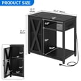 thumbnail image 3 of Uforic 40-50 Gallon Fish Tank, Aquarium Stand with Power Outlets and LED Light, 680LBS Capacity, Black, 3 of 8