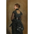 thumbnail image 2 of Sir John Everett Millais 11x14 Gold Ornate Wood Frame and Double Matted Museum Art Print Titled - Portrait of Kate Perugini, Daughter of Charles Dickens (1880), 2 of 4