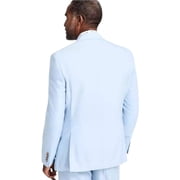 Tayion Mens Regular fit Suit Jacket Blazer 44 L Light Blue Solid