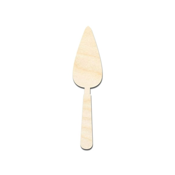 Unfinished Wood Cake Spatula Shape | DIY Craft Cutout | up to 46" DIY 4" / 1/4"