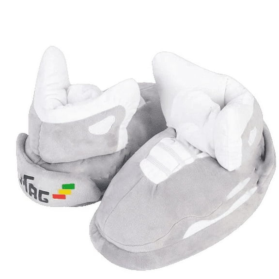 Sneaker Slippers in Air Mag Look – One Size Fits Most Comfy adult slippers for men and women