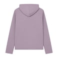 thumbnail image 5 of Women's Quarter Zip Pullover Sweatshirt, Long Sleeve V Neck Hooded Sweatshirt, Solid Color Casual Shirt, Fall Winter Loose Fit Tops for Women, Casual Long Sleeve Shirts for Women Pink L, 5 of 6