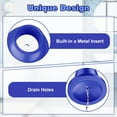 thumbnail image 2 of SupreGear Rubber Replacement Feet 1-1/8" Non-Slip Chair Leg Tips Blue 4-Pack for Shower & Tub Chairs, 2 of 6