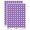 Purple, variant on Lab Tested Science Beaker 200+ Round Stickers - Black - Matte Finish - 0.50" Size