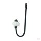 thumbnail image 1 of 4x Colgador De Hierro Percha De Pared Toalla Cortinas Cortina Montaje En Pared Negro, 1 of 6